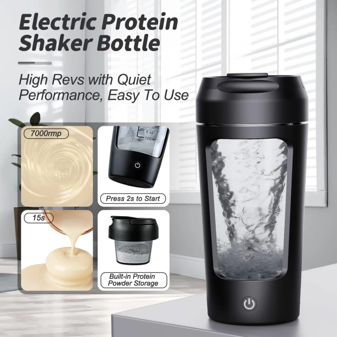Shaker Automático Portátil 500ml